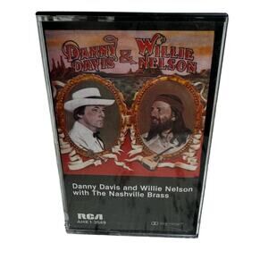 Danny Davis and Willie Nelson with The Nashville Brass 1980 RCA Cassette Tape